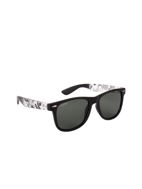 

NuVew Unisex Wayfarer UV Protected Lens Sunglasses ES_16170-29-NW-5193-G15-BKGYW-WF-50-U, Green