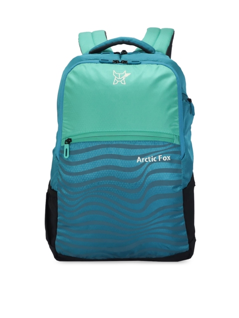 

Arctic Fox Unisex Green & Blue Colourblocked Backpack