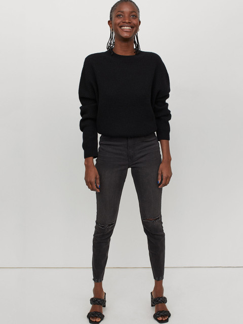 

H&M Women Black Curvy High Waist Jeggings