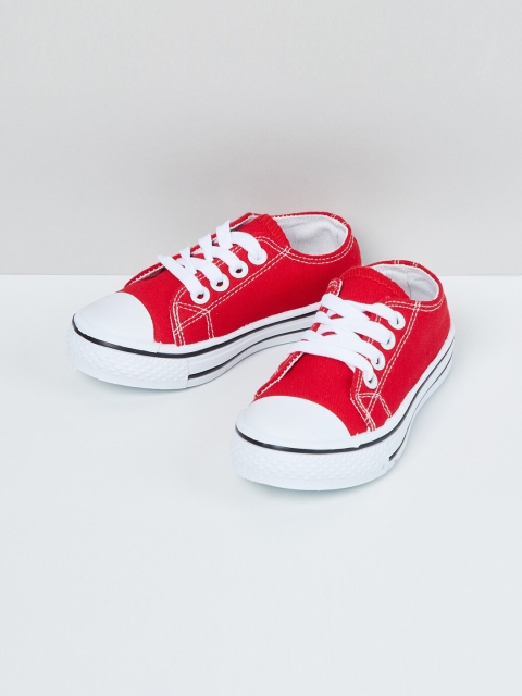 

max Boys Red & White Colourblocked Sneakers