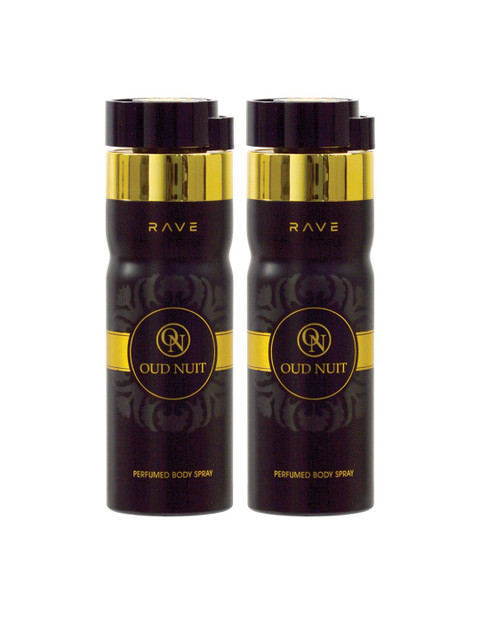 

RAVE Men Deodorant 200ml (Pack of 2), Transparent