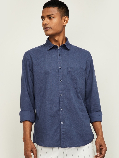 

CODE by Lifestyle Men Blue Regular Fit Printed Casual Shirt