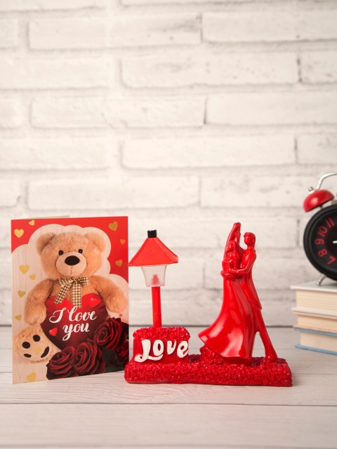 

Archies Red & White Valentine Special Showpiece With Card