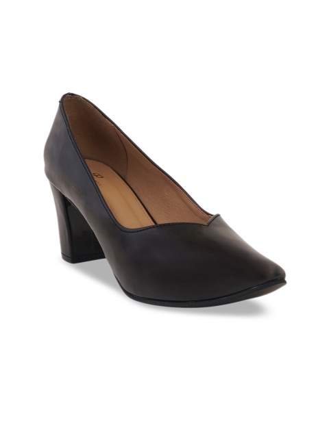 

pelle albero Women Black Solid Pumps