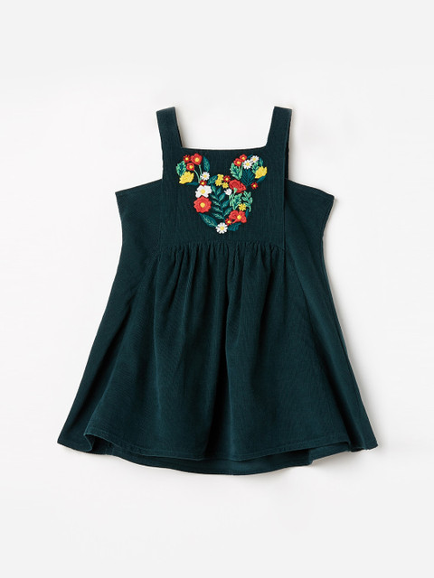 

Juniors by Lifestyle Girls Green Solid A-Line Dress