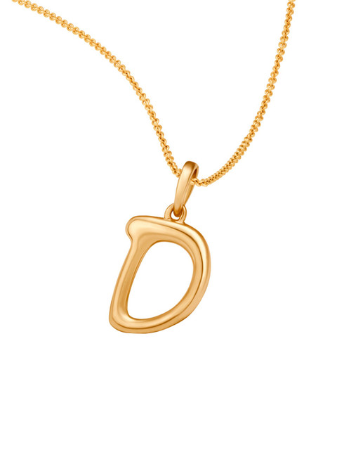 

Mia by Tanishq Perfect 'D' Gold Pendant, Yellow