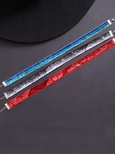 

Golden Peacock Red Alloy Choker Necklace