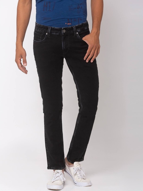 

SPYKAR Men Black Slim Fit Low-Rise Clean Look Jeans