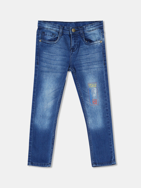 

Colt Boys Blue Regular Fit Mid-Rise Clean Look Jeans