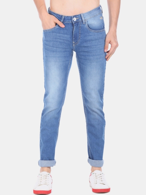 

Flying Machine Men Blue Jackson Tapered Fit Jeans