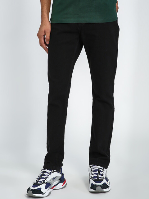 

Blue Saint Men Black Slim Fit Mid-Rise Clean Look Jeans
