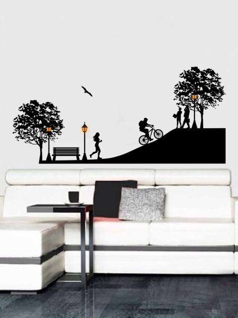 

rawpockets Black The Evening at the Park Wall Sticker