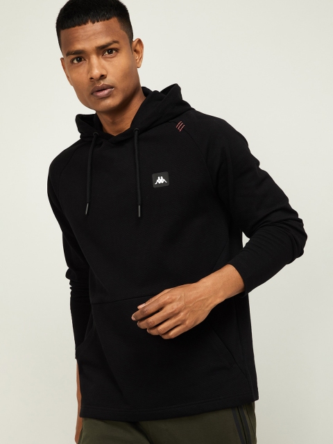 

Kappa Men Black Solid Sweatshirt