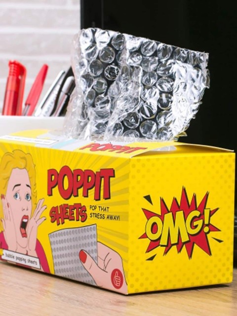 

Bigsmall Yellow & Red Popp it Sheets Box