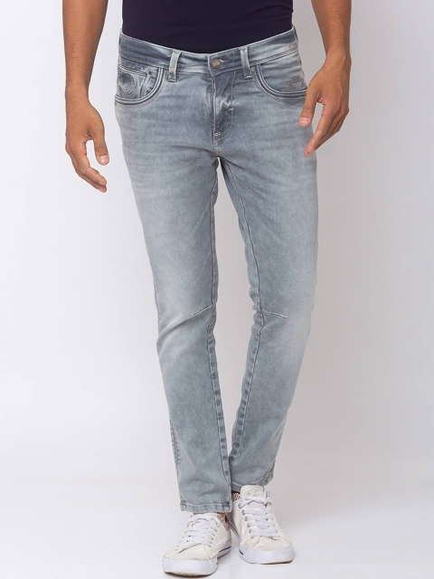 

SPYKAR Men Grey Slim Fit Low-Rise Clean Look Jeans