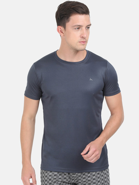 

Masculino Latino Men Grey Rapid-Dry Sports T-shirt