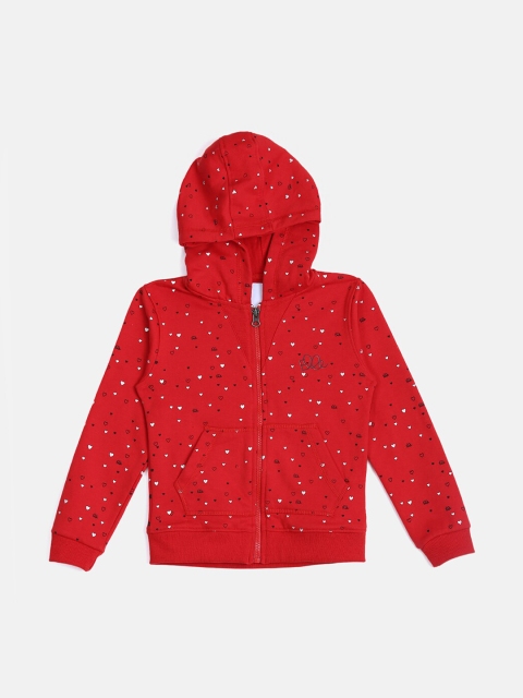 

ELLE Girls Red Printed Sweatshirt
