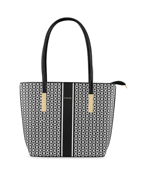 

ESBEDA Black Printed Shoulder Bag