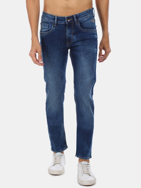 

Flying Machine Men Blue Jackson Tapered Fit Jeans