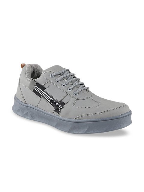 

Histeria Men Grey Solid Sneakers