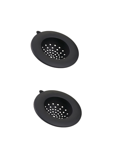 

INTERDESIGN Set of 2 Black Silicone Sink Strainer