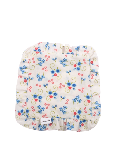 

mittenbooty Off-White Square Printed Mustard Seed Baby Pillow