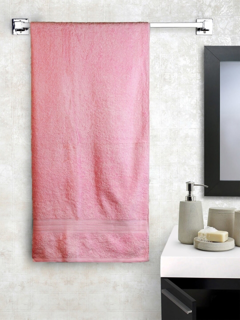 

Portico New York Pink Solid 450 GSM Bath Towel