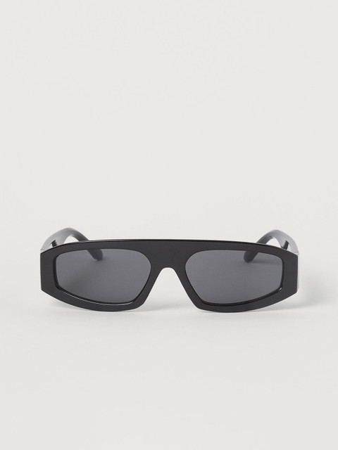 

H&M Women Black UV Protected Rectangle Sustainable Sunglasses 0908250001