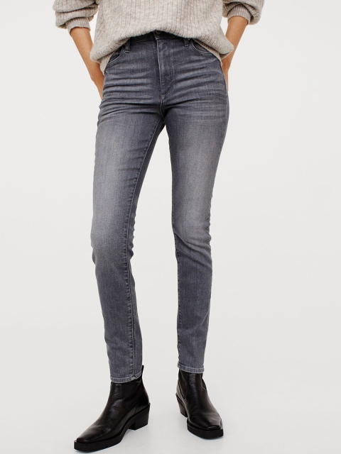 

H&M Women Grey Shaping High Jeans