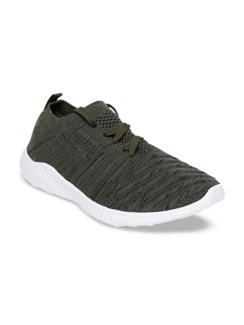 

Ajile by Pantaloons Men Olive Green Walking Shoes