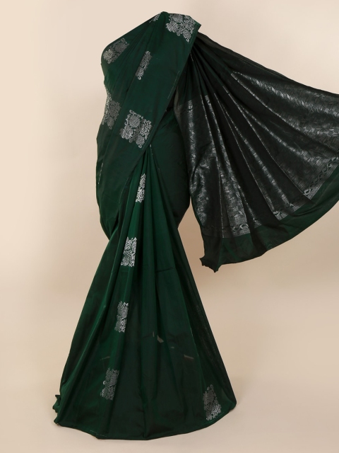

Pothys Green Woven Design Silk Cotton Saree