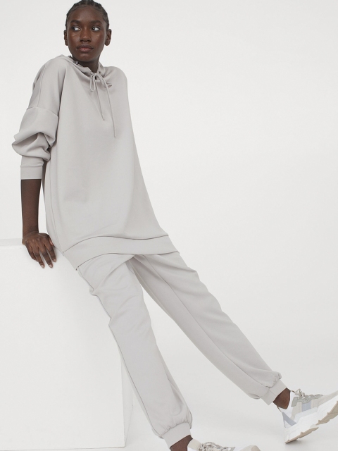 

H&M Women Grey Scuba Fabric Joggers