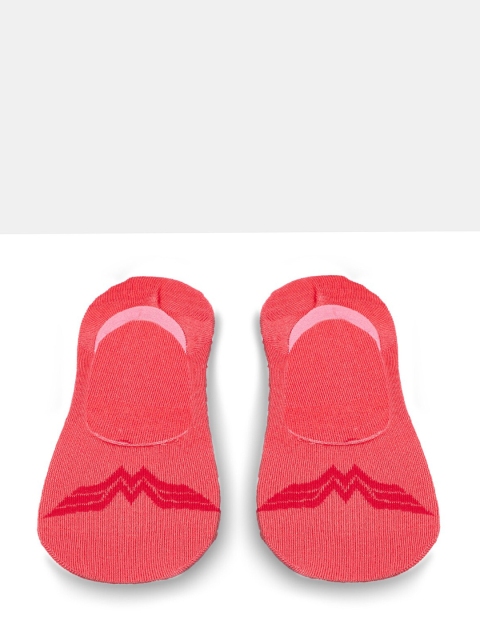 

Max Girls Coral Red Wonder Woman Patterned Shoe Liners