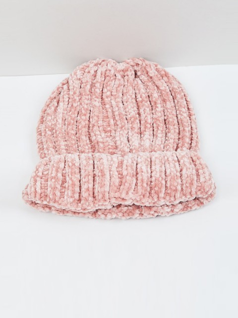 

max Women Pink Self Design Beanie