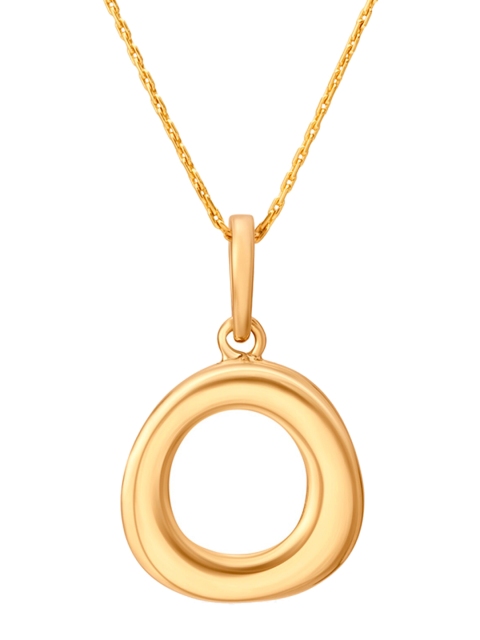 

Mia by Tanishq 14 Kt Letter Perfect 'O' Gold Pendant