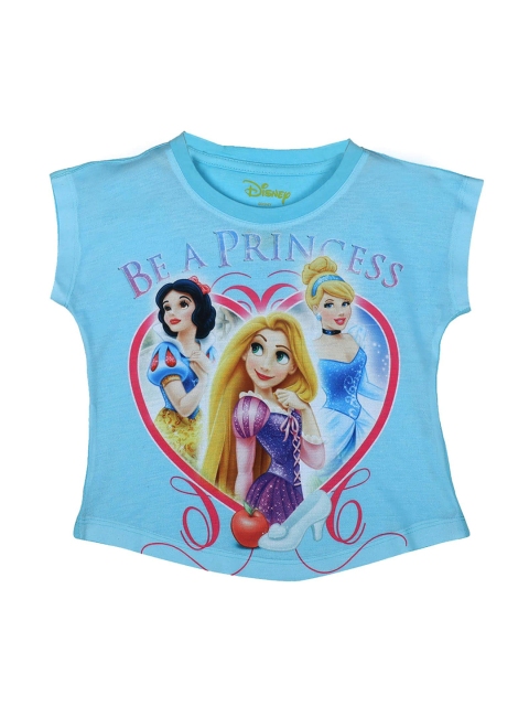 

Disney Princess Girls Blue Printed Top