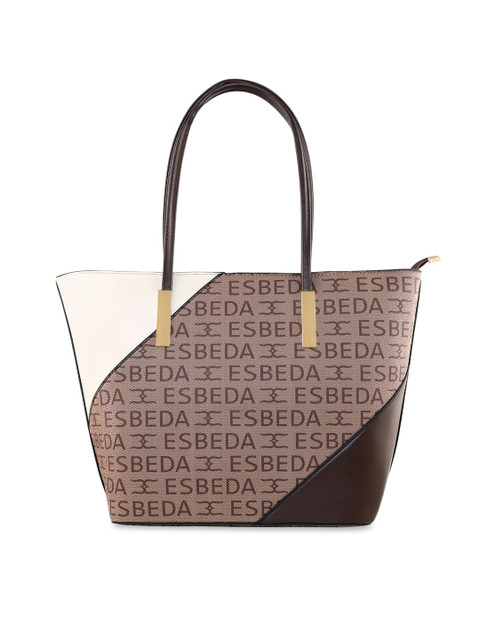 

ESBEDA Coffee Brown Colourblocked Shoulder Bag