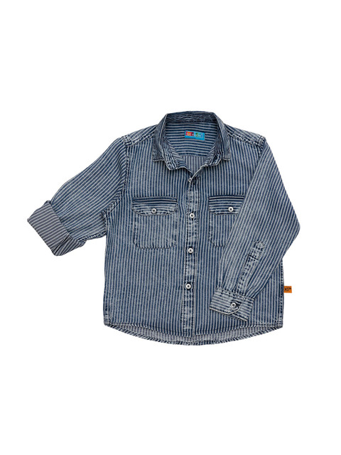 

Kid Studio Boys Blue Regular Fit Checked Casual Shirt