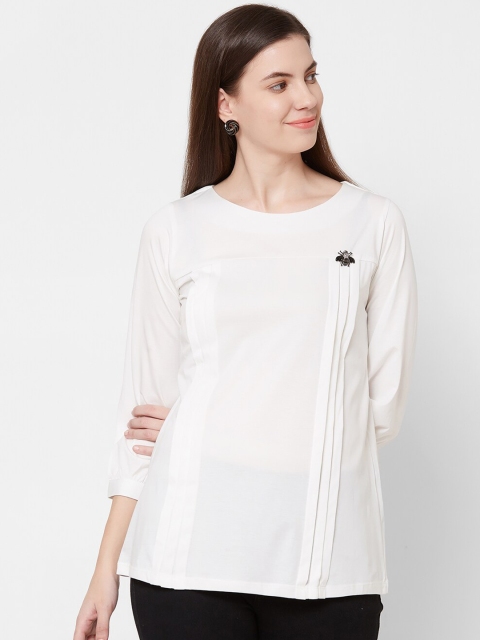 

Juliet Women White Solid Top