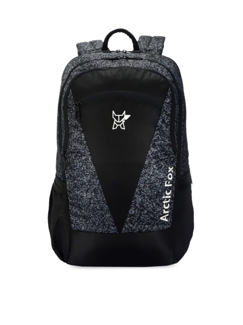 

Arctic Fox Unisex Black & Grey Colourblocked Backpack