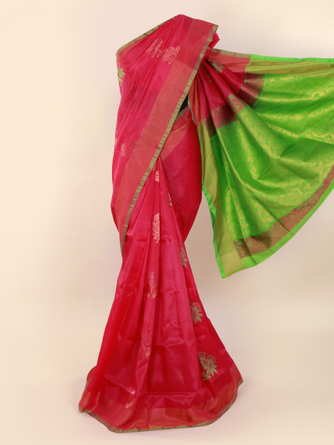

Pothys Pink Woven Design Saree