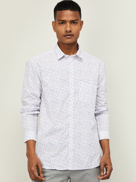 

CODE by Lifestyle Men White Regular Fit Printed Casual Shirt