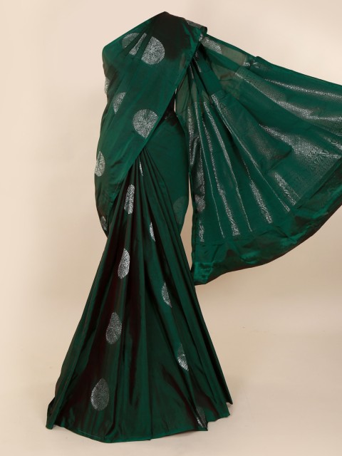 

Pothys Green Woven Design Silk Cotton Saree