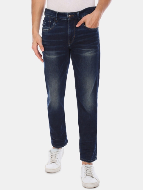 

U.S. Polo Assn. Men Navy Blue Tapered Fit Jeans