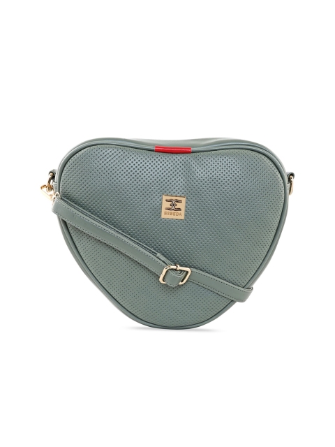

ESBEDA Olive Green Textured Sling Bag