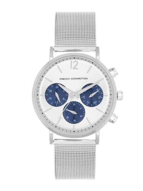 

French Connection Men Silver-Toned Analogue Watch FCL0010USM-