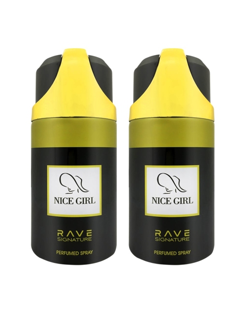 

Rave Signature Nice Girl Deodorant 250ml Pack of 2, Transparent