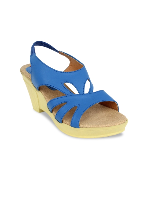 

MSC Women Blue Solid Wedges