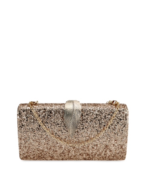 

Kazo Gold-Toned Embellished Box Clutch