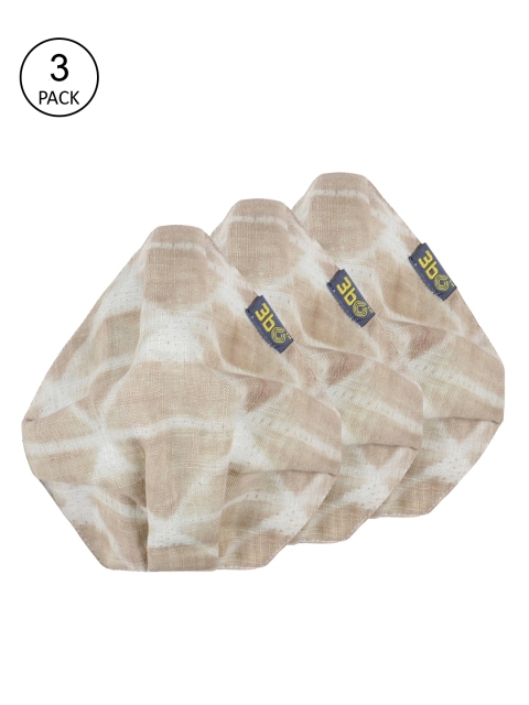 

3BO Women Pack Of 3 3-Ply Assorted Reusable Protective Outdoor Masks